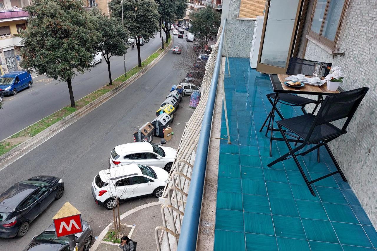 4Bnb - Cozy Albornoz Flat Rome Buitenkant foto
