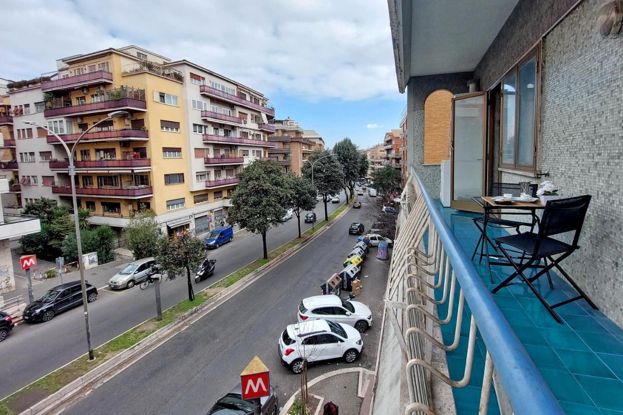 4Bnb - Cozy Albornoz Flat Rome Buitenkant foto