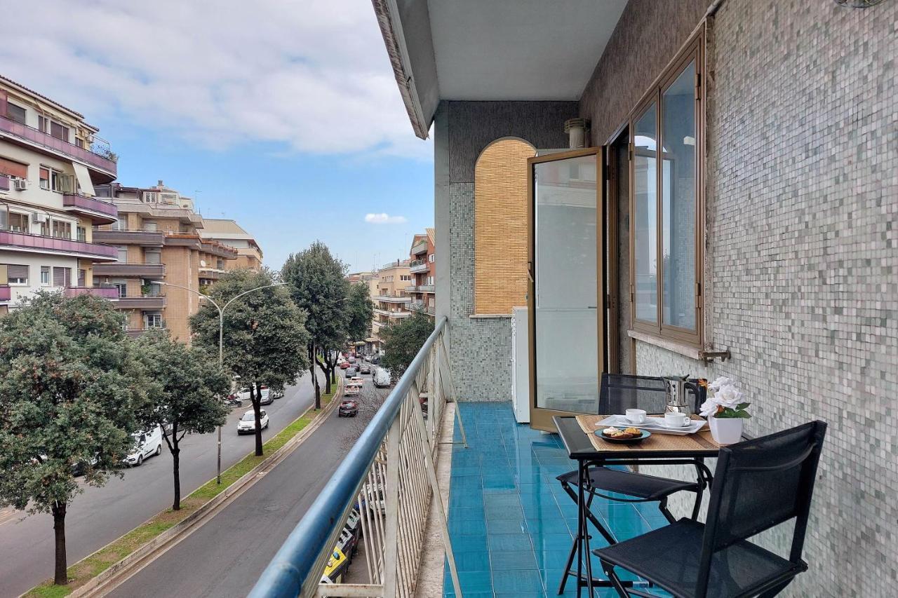 4Bnb - Cozy Albornoz Flat Rome Buitenkant foto