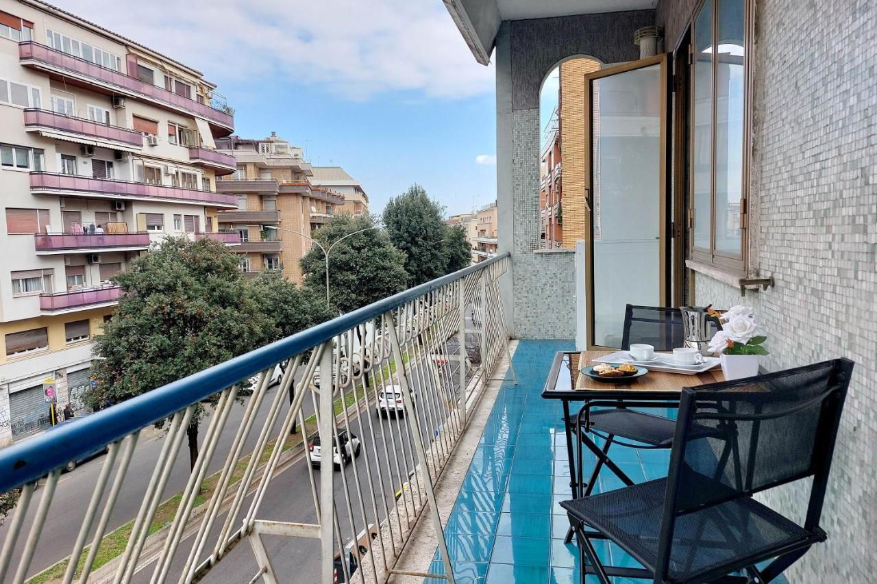 4Bnb - Cozy Albornoz Flat Rome Buitenkant foto