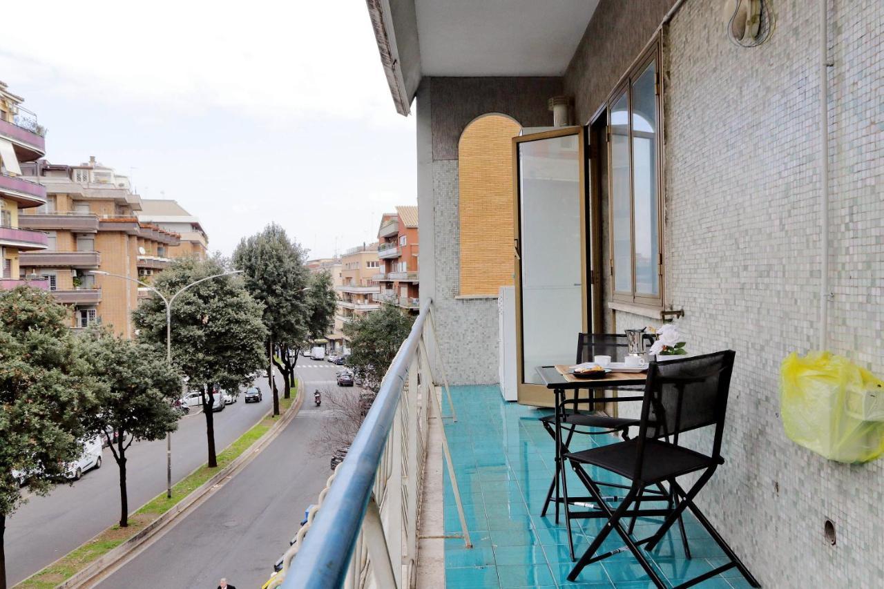 4Bnb - Cozy Albornoz Flat Rome Buitenkant foto