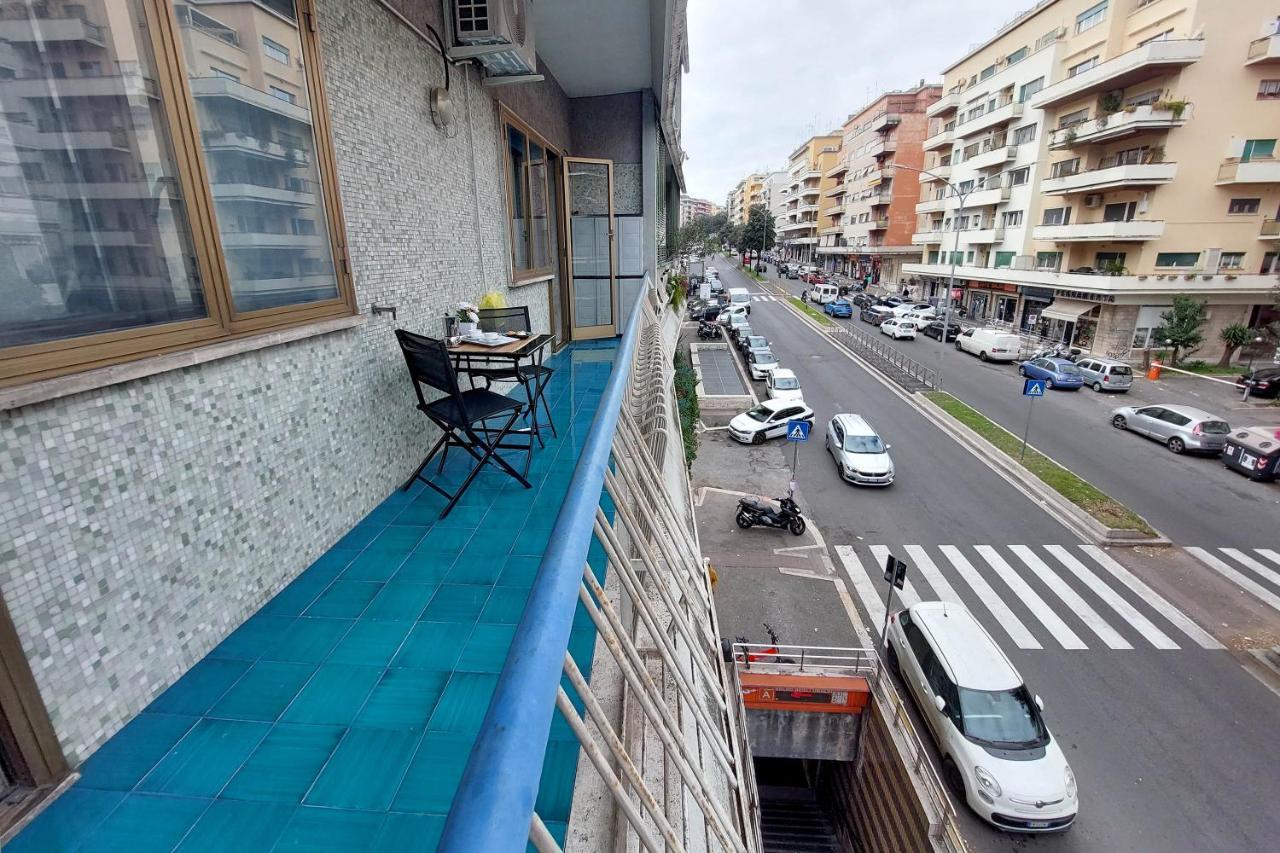 4Bnb - Cozy Albornoz Flat Rome Buitenkant foto